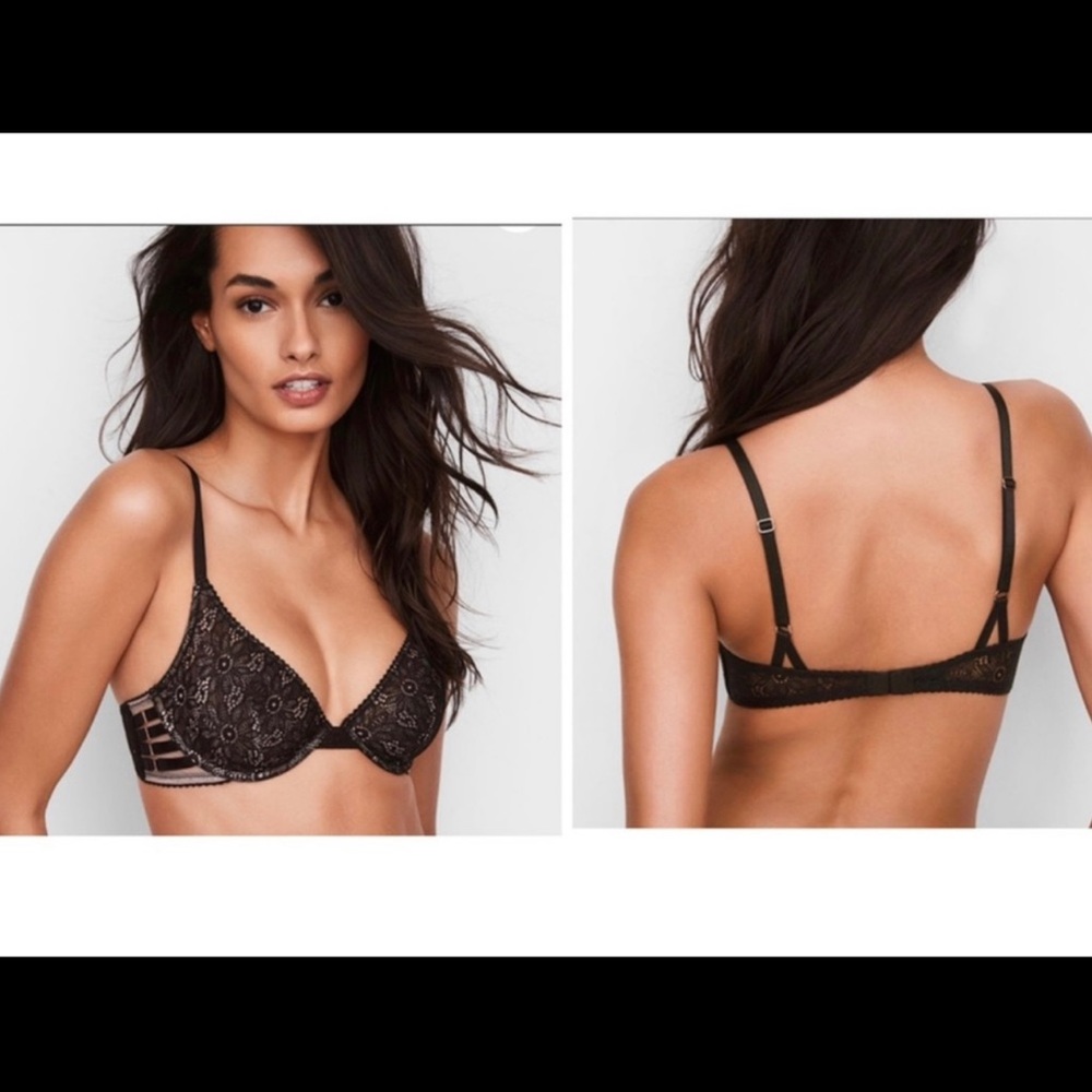 Victoria’s Secret Very Sexy plunge Unlined Bra .size 36D or 38D. NWT - Picture 6 of 6